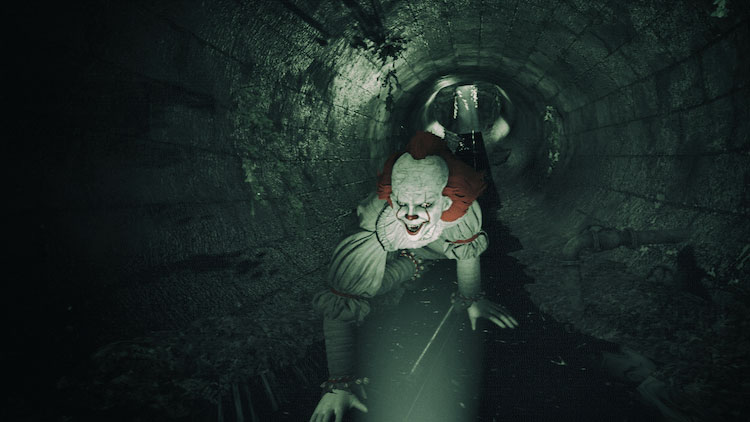 An image from IT Chapter Two: Carnival showing Pennywise